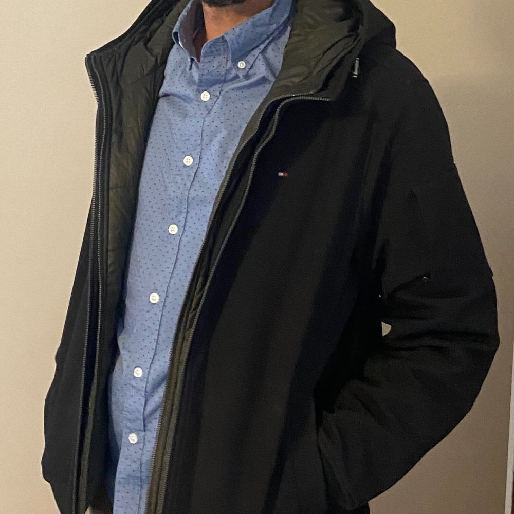 Tommy Hilfiger Black Men's Jacket Size M